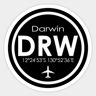 DRW, Darwin International Airport Sticker